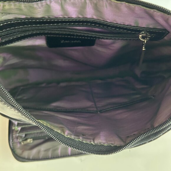 Vintage Danier Leather Hobo Shoulder Bag in Black - Picture 11 of 14